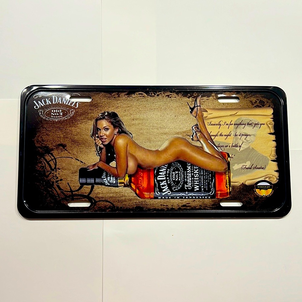Jack Daniel's Decorative License Plate